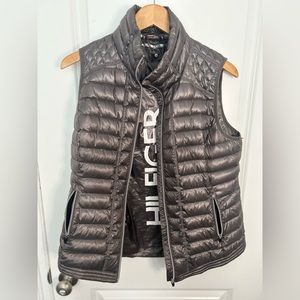 Tommy Hilfiger gray metallic vest